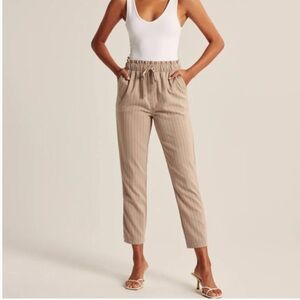 ABERCROMBIE & FITCH PANTS HIGH WAIST TAPERED